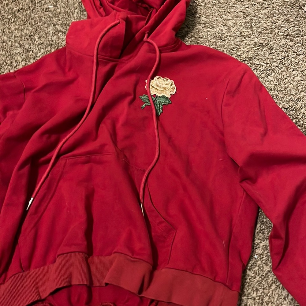 SHEIN Red Hoodie, Size L